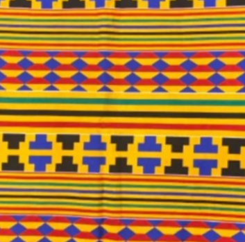 African Fabric Bandana Scarf 003