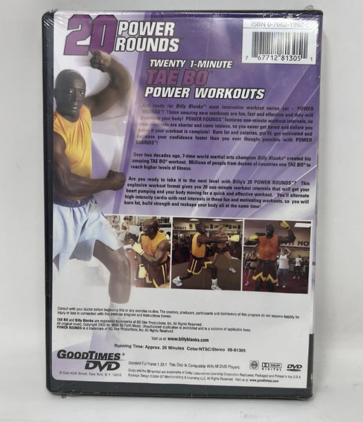 Billy Blanks 20 Power Rounds DVD
