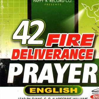 42 Fire Deliverance English Prayer CD