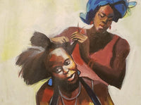 African Art, Painting, Party Time 1 - Afro Crafters