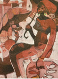 African Art, Painting, Market Seller 1 - Afro Crafters