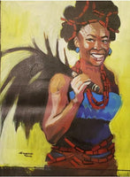 African Art, Painting, Our Princess 1 - Afro Crafters