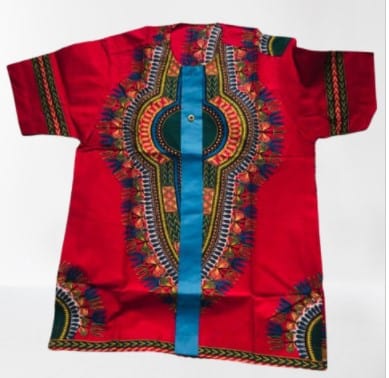 African Shirt, Men's African Fabric Shirt