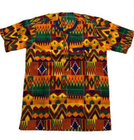 African Shirt, Men's African Fabric Shirt