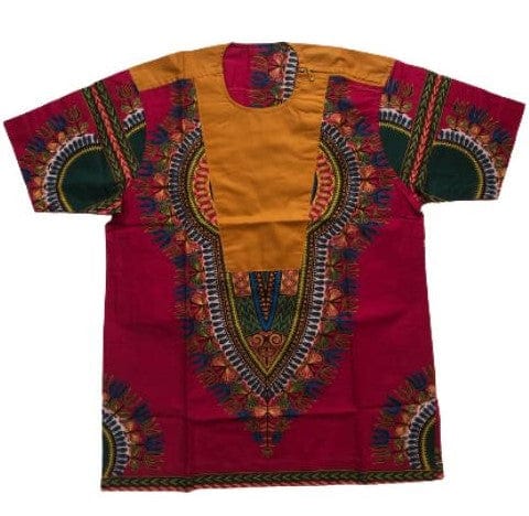 African Shirt, Men's African Fabric Shirt