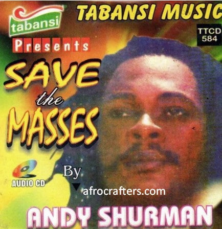 Andy Shurman Save The Masses CD