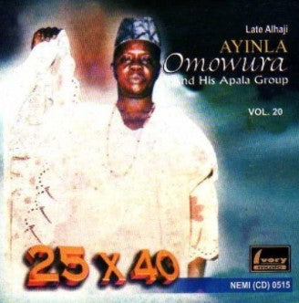 Ayinla Omowura 25x40 Vol. 20 CD