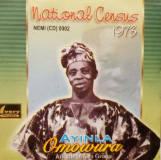 Ayinla Omowura National Census 1973 CD
