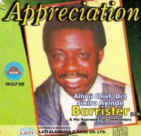 Sikiru Barrister Appreciation CD