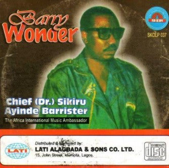 Sikiru Barrister Barry Wonder CD