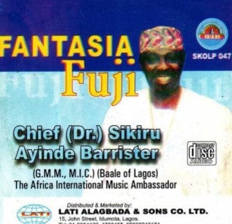 Sikiru Barrister Fantasia Fuji CD