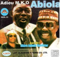 Sikiru Barrister Adieu MKO Abiola CD