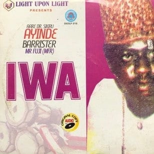 Sikiru Barrister Iwa CD