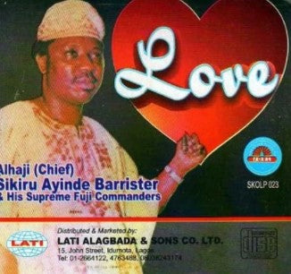 Sikiru Barrister Love CD