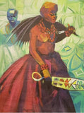 African Art, Painting, The Prince I - Afro Crafters