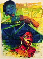 African Art, Painting, Celebration VII.