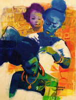 African Art, Painting, Celebration VIII.