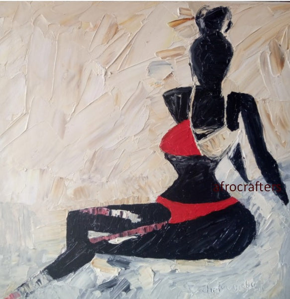 African Art, Painting, Leisure Series 8.