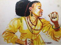 African Art, Painting, Dancing Time XI.