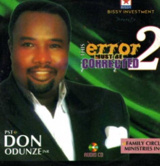 Don Odunze This Error Must Be Corrected CD