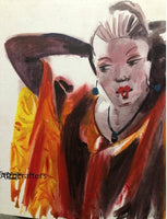 African Art, Painting, Elegance XII.