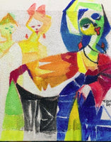 African Art, Painting, Elegance XIII.