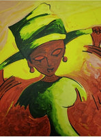 African Art, Painting, Elegance III. - Afro Crafters