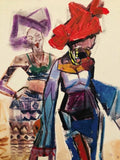 African Art, Painting, Elegance VI.