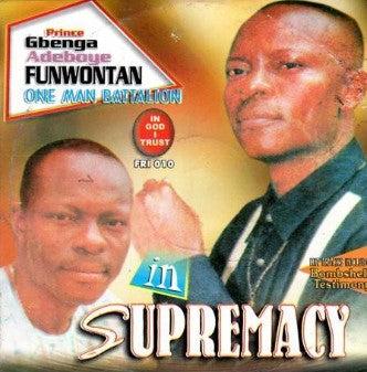 Gbenga Adeboye Supremacy CD