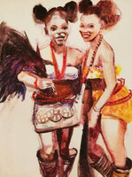 African Art, Painting, Igbo Women I. - Afro Crafters