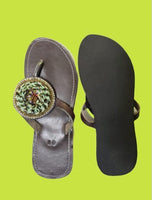 African Sandals, Maasai Beaded Sandals Size 32 - Afro Crafters