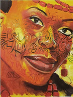 African Art, Painting, My Portrait I - Afro Crafters