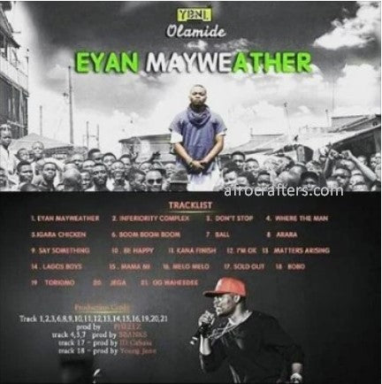 Olamide Eyan Mayweather CD