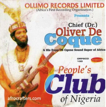 Oliver De Coque Peoples Club Of Nigeria CD