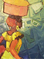 African Art, Painting, Our Daughter I - Afro Crafters