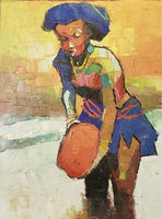 African Art, Painting, Our Daughter II - Afro Crafters