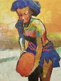 African Art, Painting, Our Daughter II - Afro Crafters