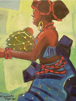 African Art, Painting, Our Princess IV - Afro Crafters