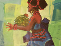 African Art, Painting, Our Princess IV - Afro Crafters