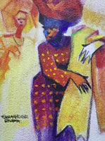 African Art, Painting, Party Time II. - Afro Crafters