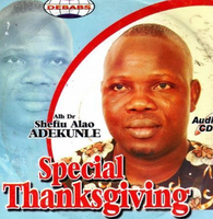 Shefiu Adekunle Special Thanksgiving CD