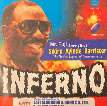 Sikiru Barrister Inferno CD