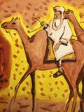 African Art, Painting, The Horse Men 1.