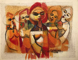 African Art, Painting, True Friends X.