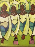 African Art, Painting, True Friends II - Afro Crafters