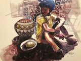 African Art, Painting, Urban Life XVI.