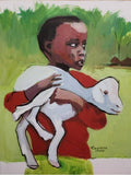 Art & Crafts Painting African Art, Painting, African Farm Boy I.