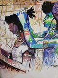 Art & Crafts Painting African Art, Painting, Beautiful Bride II.