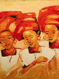 Art & Crafts Painting African Art, Painting, Best Friends V.