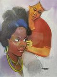 Art & Crafts Painting African Art, Painting, Celebration II